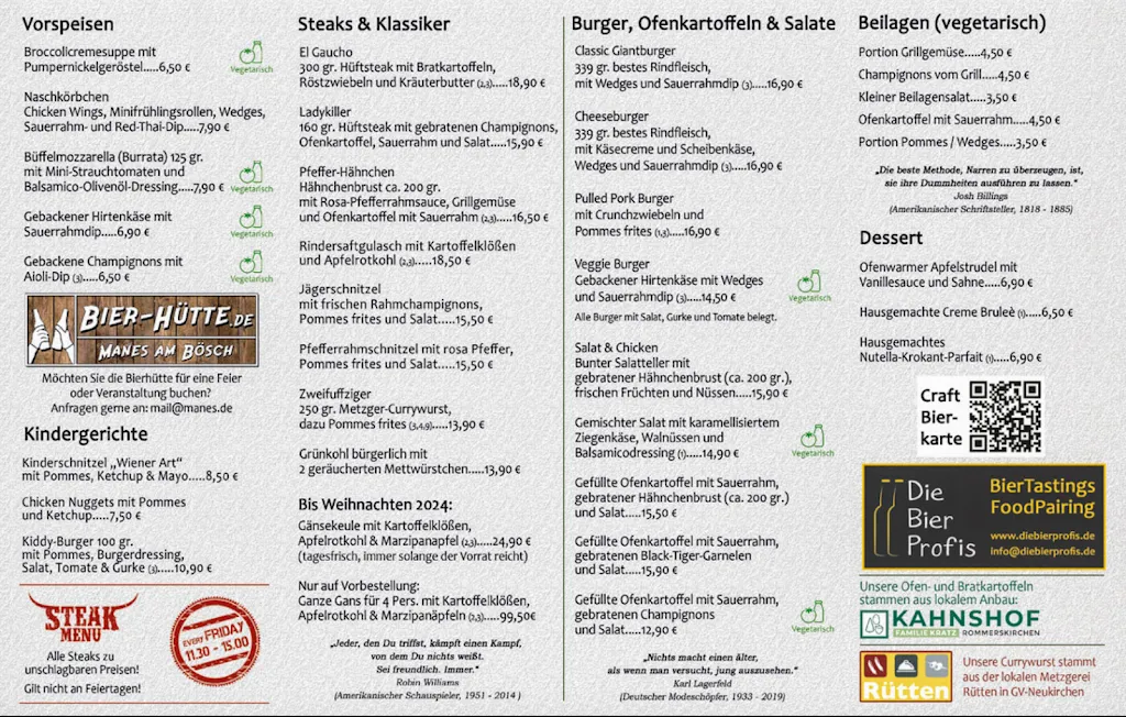 Menu_Gaststätte Manes am Bösch_Dormagen_image_1