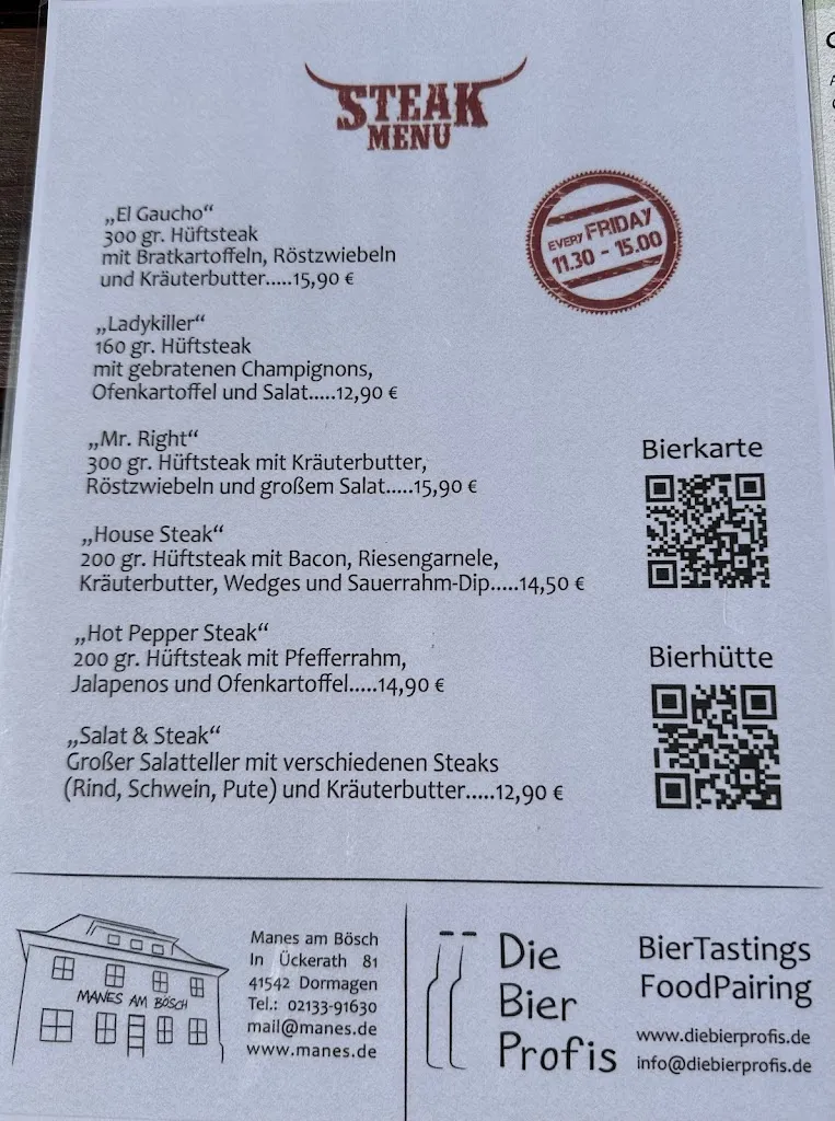 Menu_Gaststätte Manes am Bösch_Dormagen_image_2
