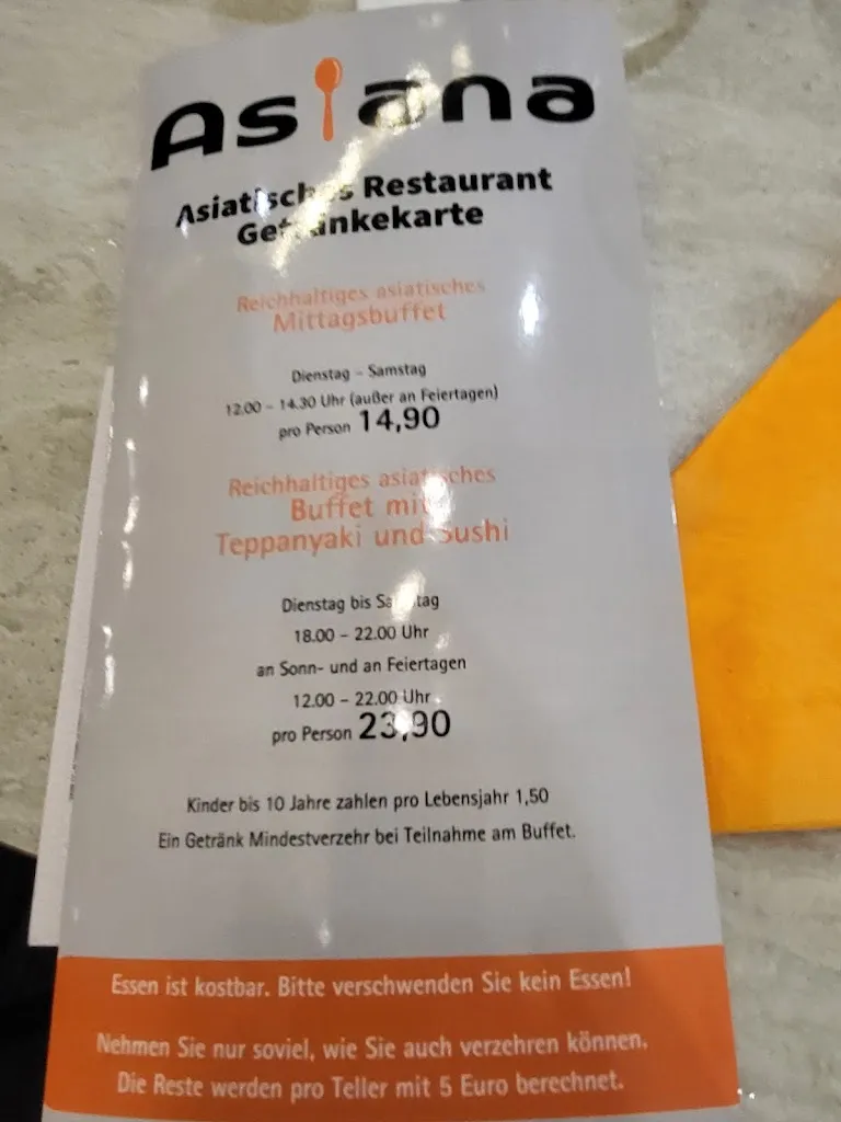 Menu_Asiana Dormagen_Dormagen_immagine_1