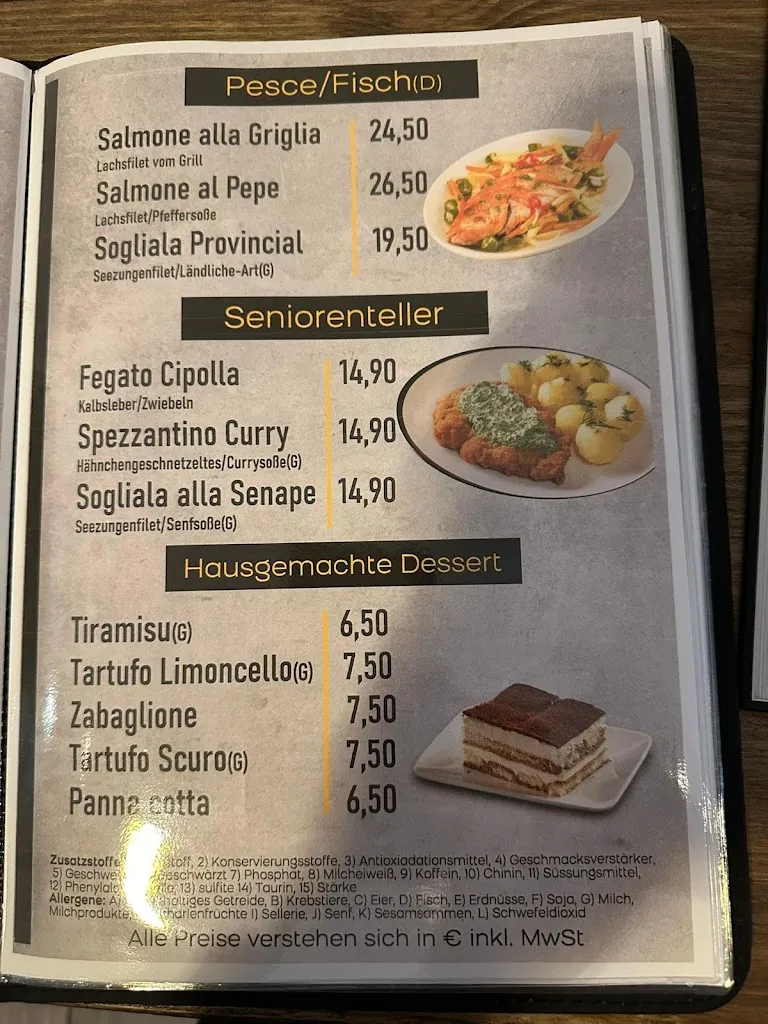 Menu_il Punto - Italienische Restaurant_Dormagen_image_1