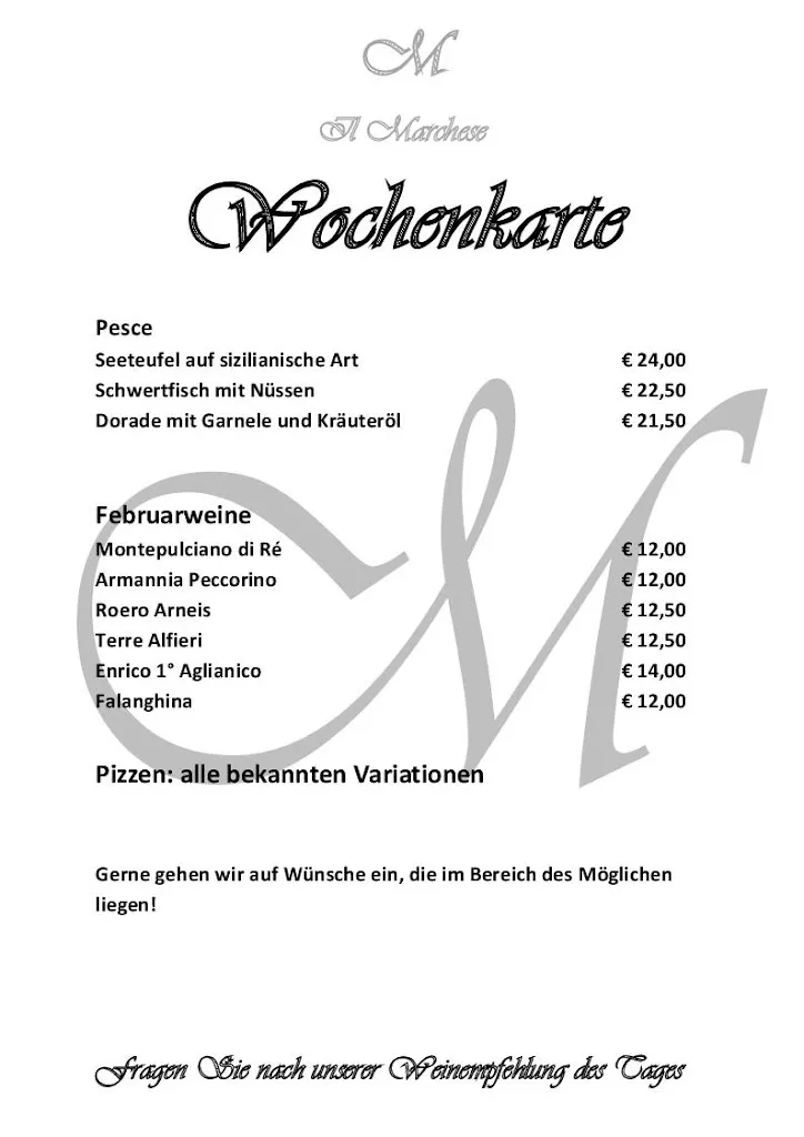 Menu_Restaurant IL Marchese_Dormagen_image_2