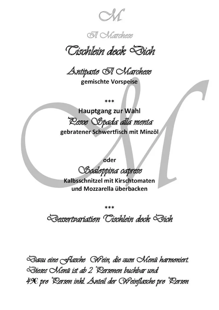 Menu_Restaurant IL Marchese_Dormagen_image_3