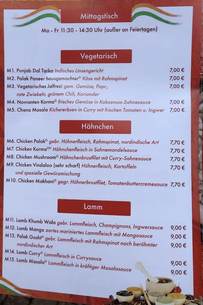 Menu_Indisches Restaurant Mahalakshmi_Dorsten_image_3