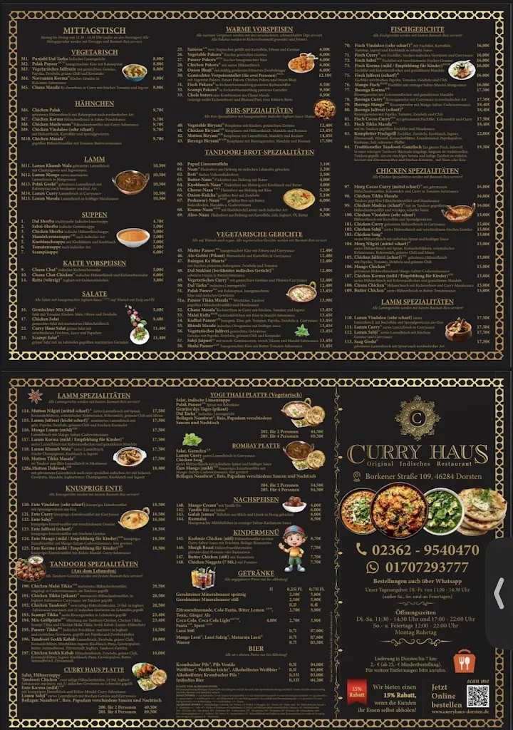 Menu_Curry Haus indische original Restaurant_Dorsten_image_1