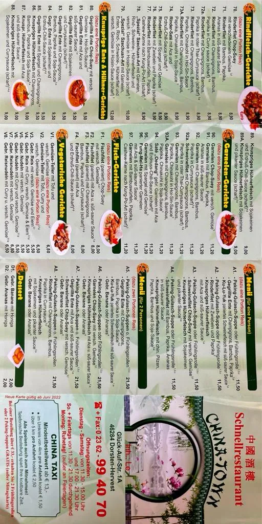 Menu_China Town_Dorsten_image_1
