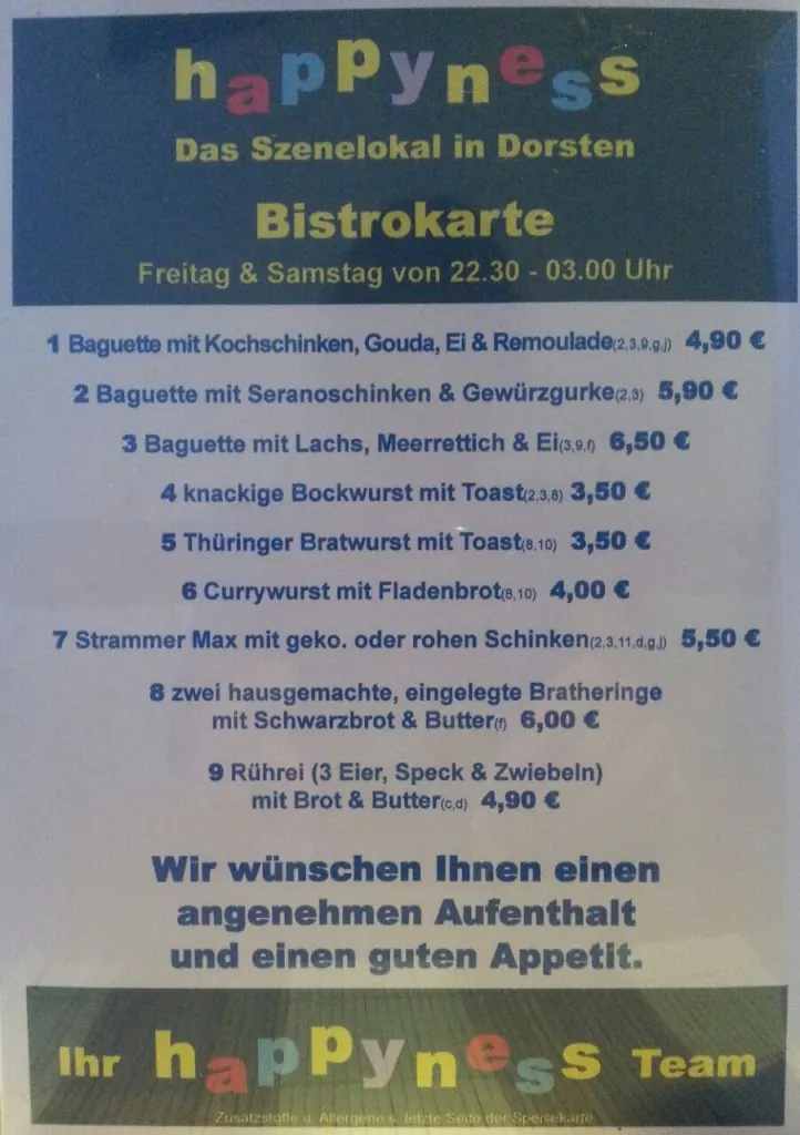 Menu_Gaststätte Happyness_Dorsten_image_2