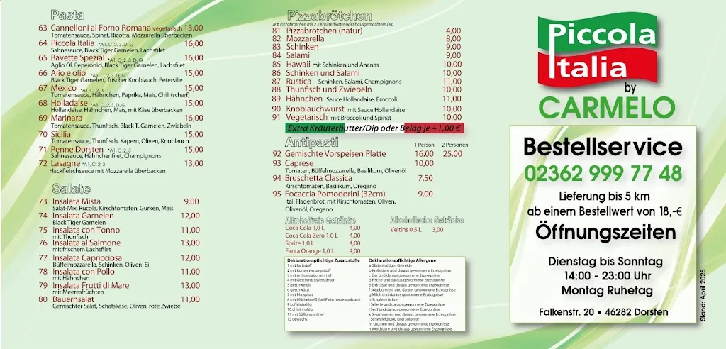Menu_Pizzeria Piccola Italia By carmelo_Dorsten_image_4