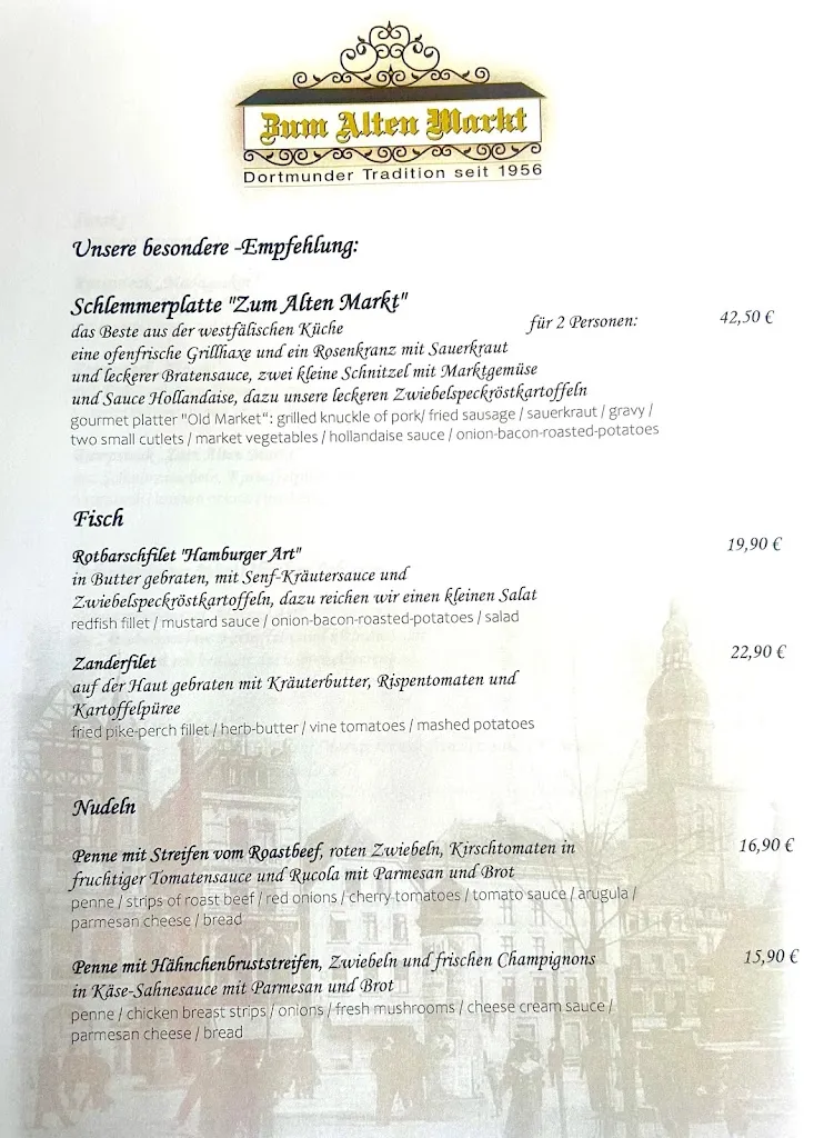 Menu_Zum Alten Markt_Dortmund_image_1