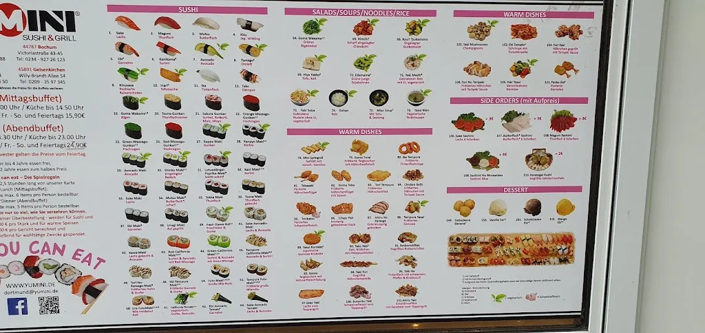 Menu_Restaurant YUMINI_Dortmund_immagine_4