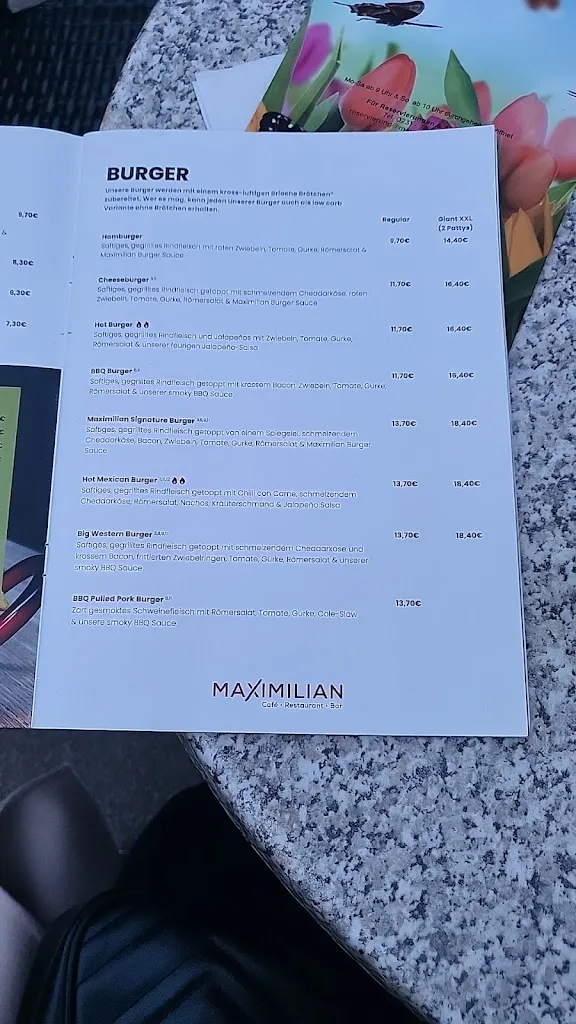 Menu_MAXIMILIAN Dortmund_Dortmund_immagine_1