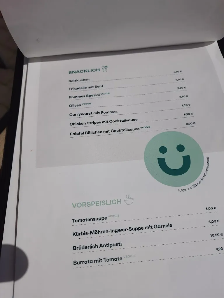 Menu_Brüderlich Restaurant_Dortmund_image_1