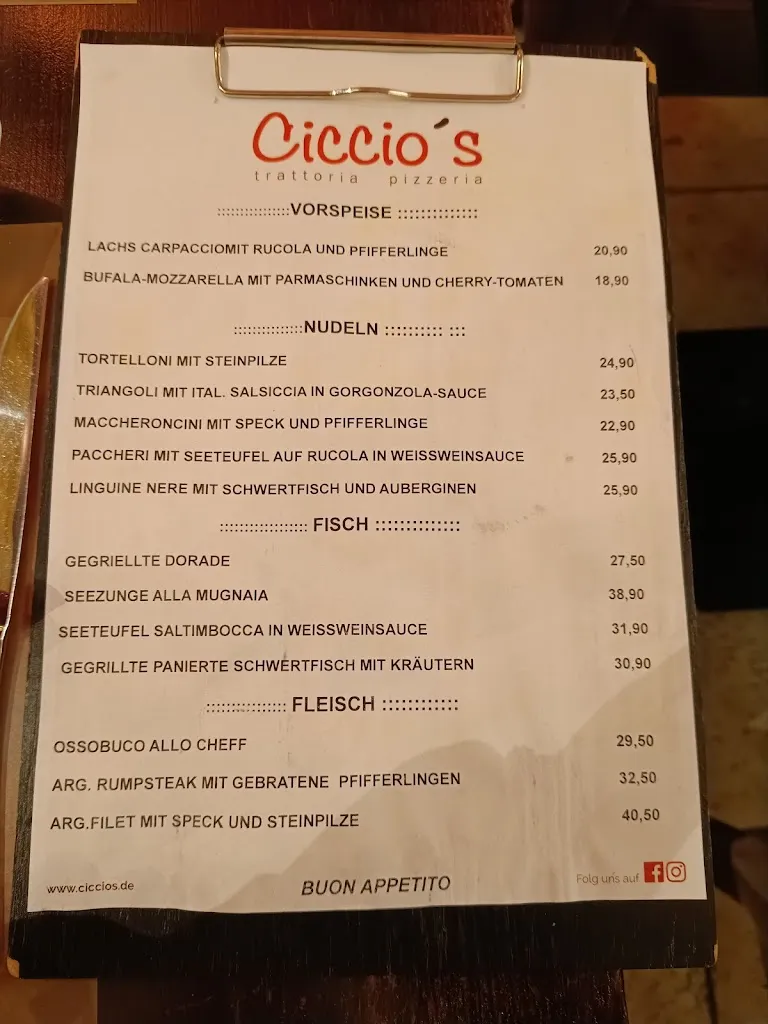 Menu_Ciccio's | Italienisches Restaurant in Dortmund_Dortmund_image_2