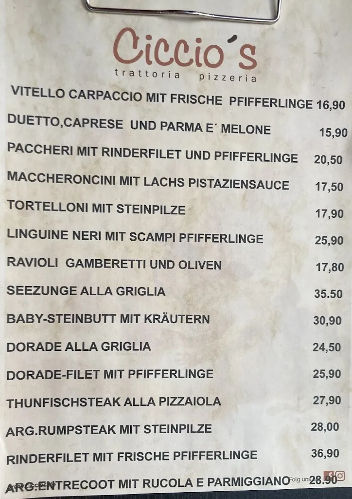 Menu_Ciccio's | Italienisches Restaurant in Dortmund_Dortmund_image_4