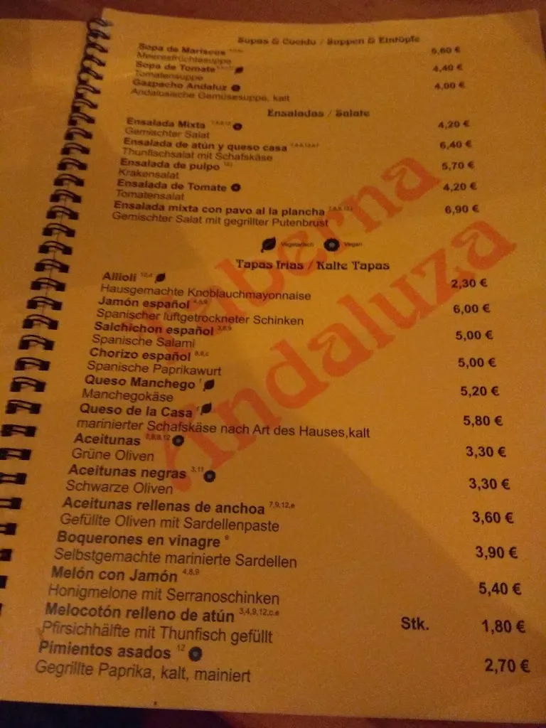 Menu_Taberna Andaluza_Dortmund_immagine_2