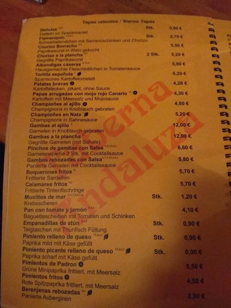 Menu_Taberna Andaluza_Dortmund_immagine_3