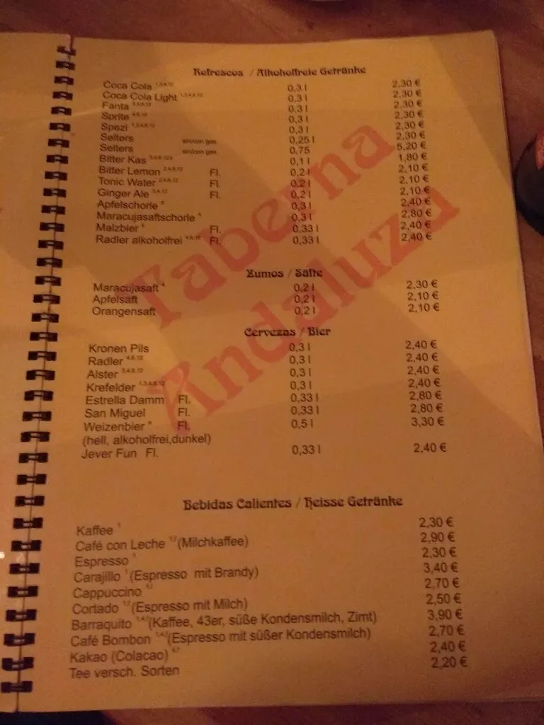 Menu_Taberna Andaluza_Dortmund_immagine_4