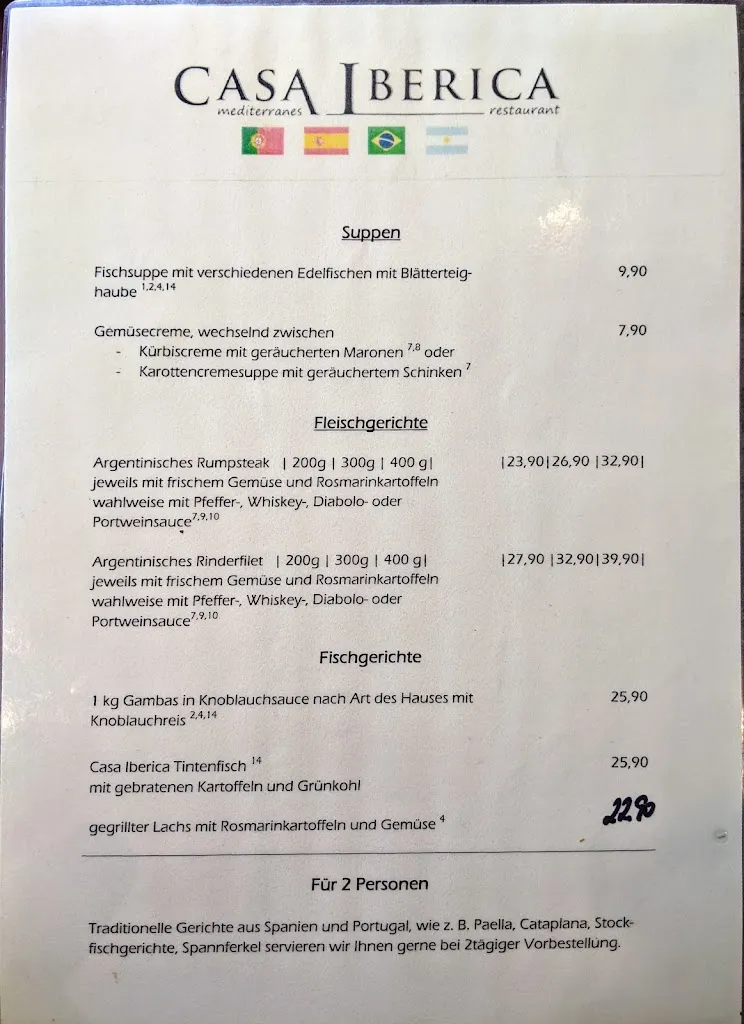 Menu_Restaurant Casa Iberica_Dortmund_image_3