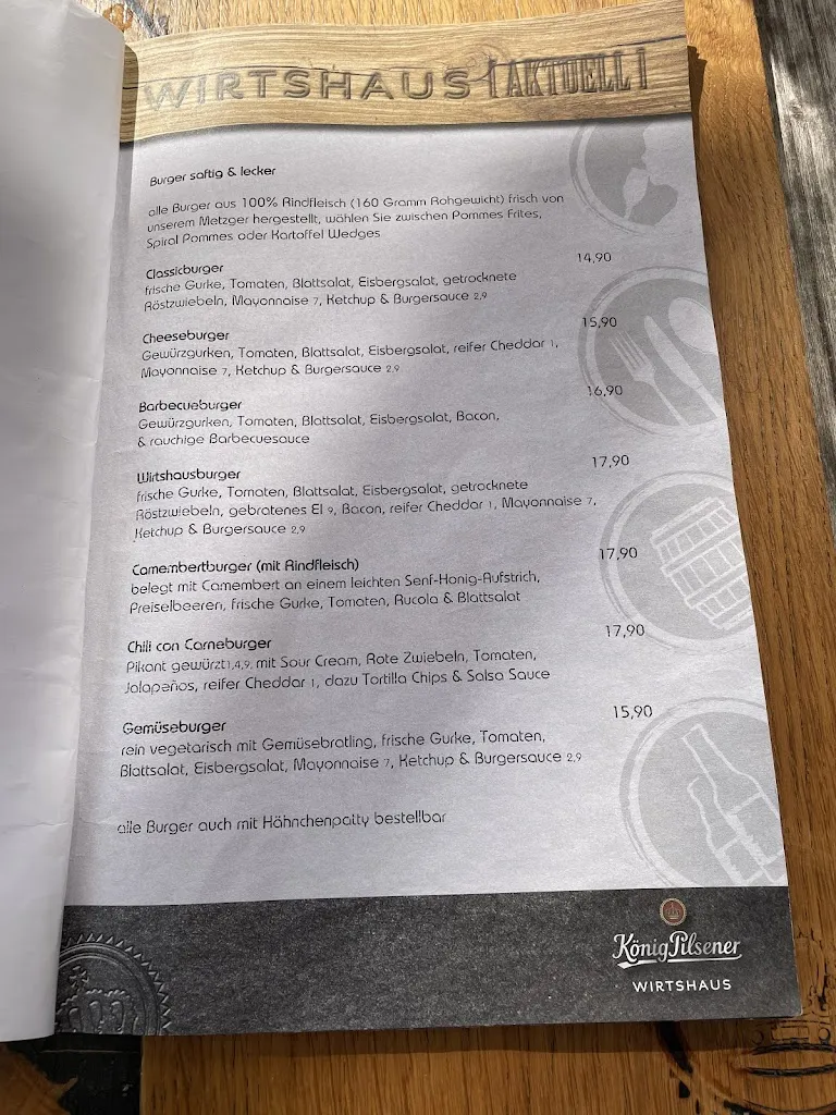 Menu_König Pilsener Wirtshaus Duisburg_Duisburg_image_2