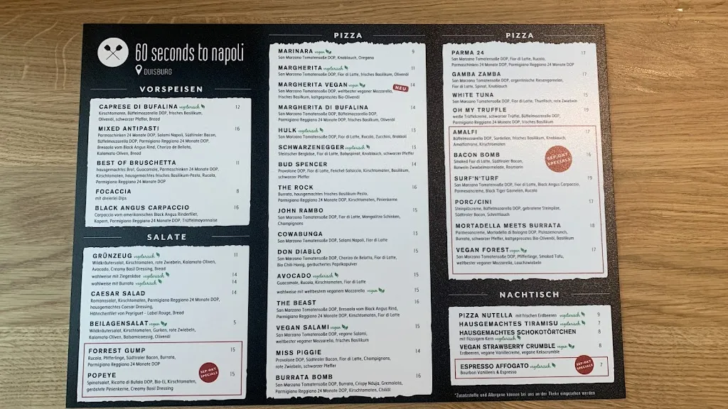 Menu_60 seconds to napoli_Duisburg_image_2