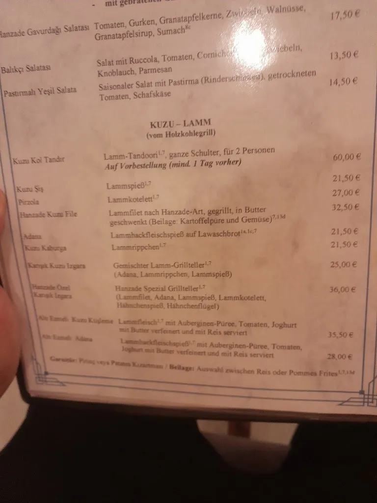 Menu_Hanzade Restaurant Duisburg_Duisburg_immagine_2