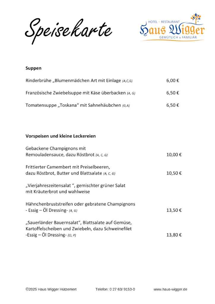 Menu_Hotel Restaurant 