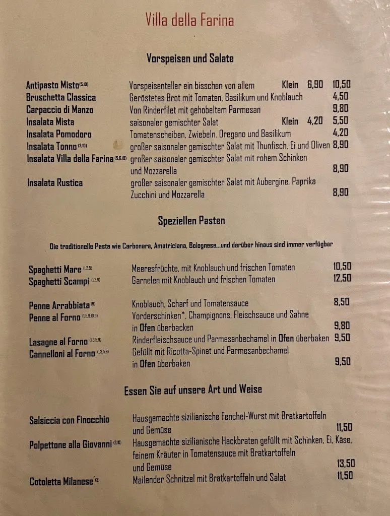 Menu_Villa della Farina Holzofenpizza_Germering_image_1