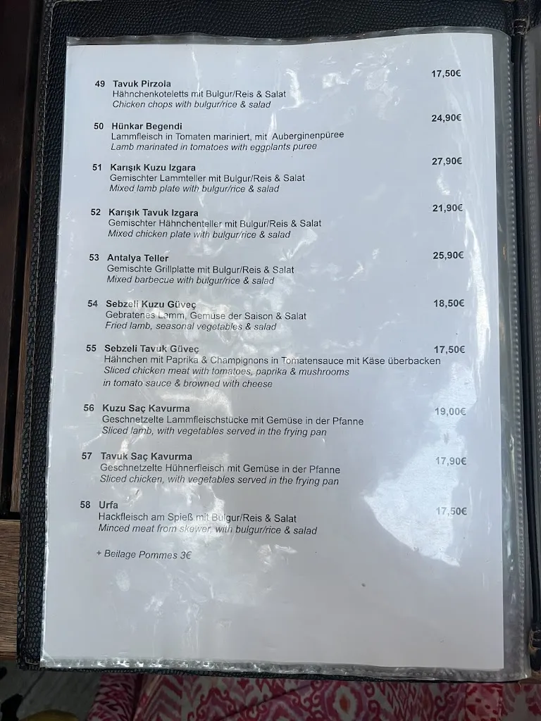 Menu_Restaurant Antalya_Düsseldorf_immagine_3