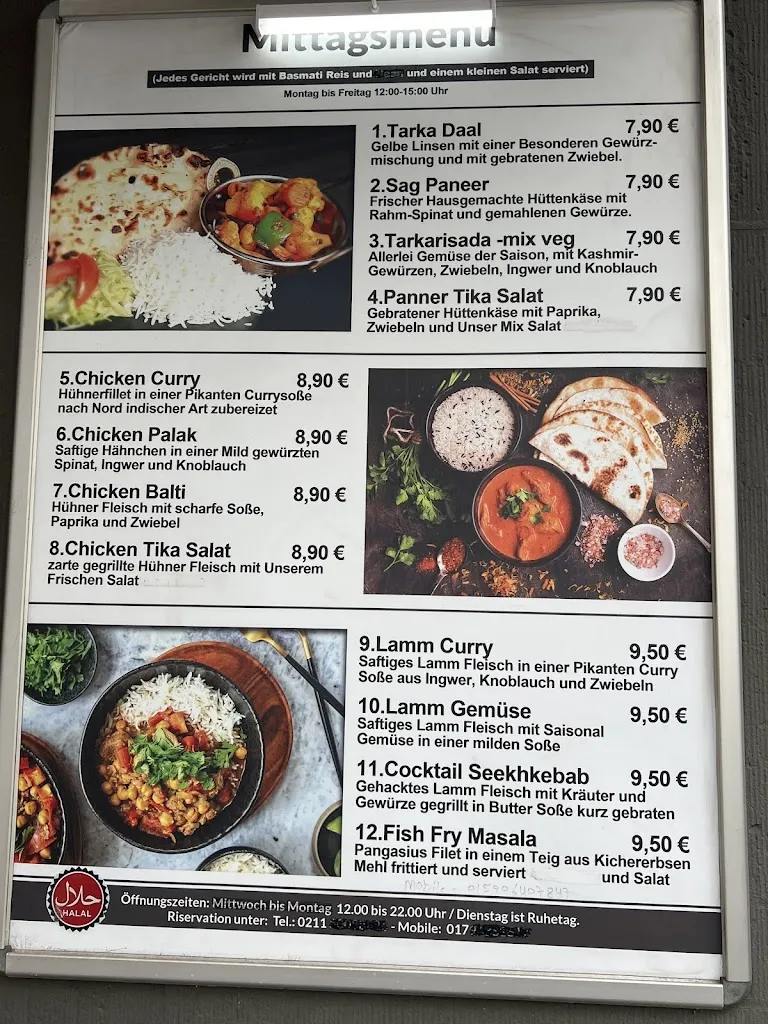 Menu_Jaipur Prime Restaurant Düsseldorf_Düsseldorf_image_1