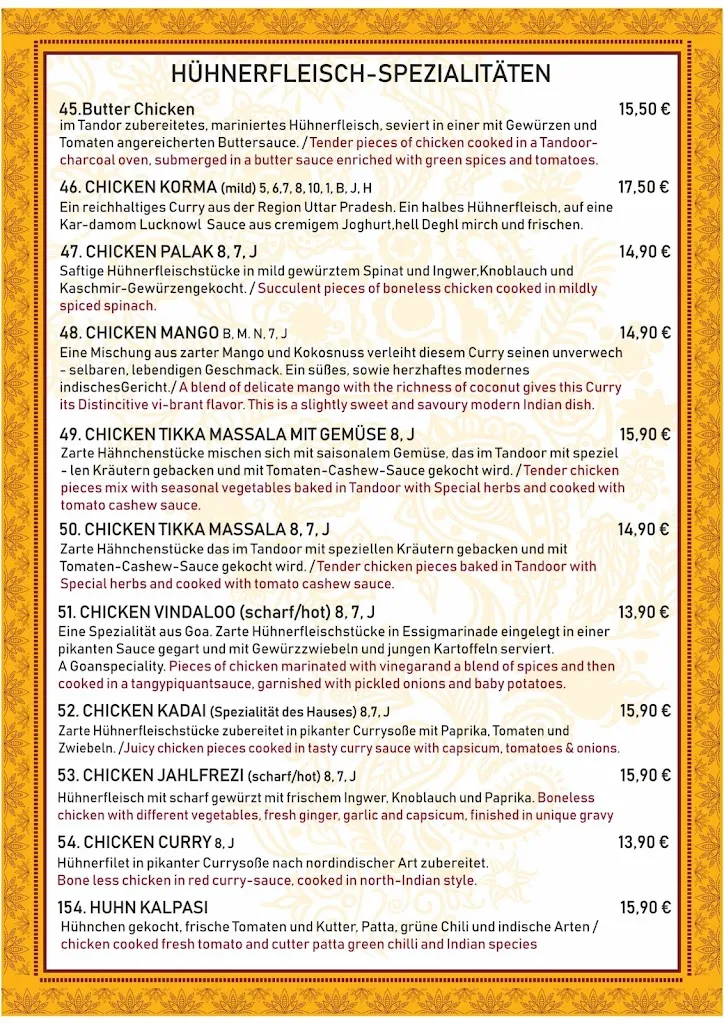 Menu_Jaipur Prime Restaurant Düsseldorf_Düsseldorf_image_4