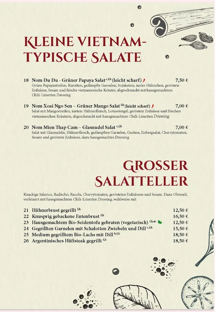 Menü_Bonjour Vietnam_Düren_Bild_1