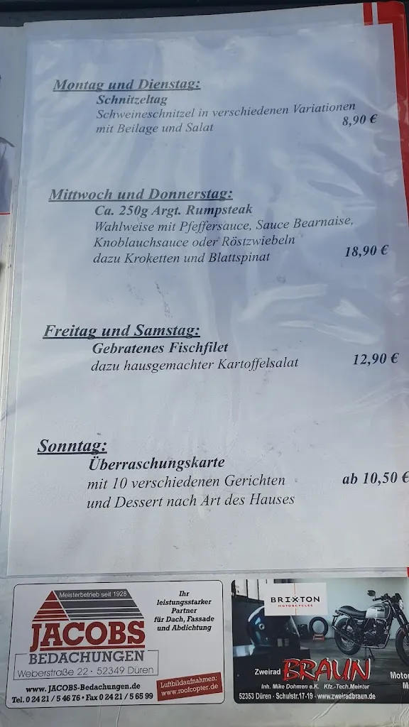 Menu_Brauhaus Alt Düren_Düren_immagine_3