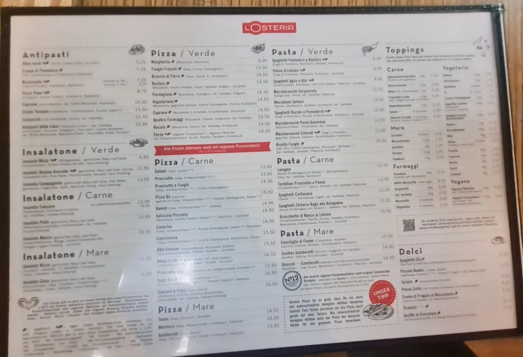 Menu_L'Osteria_Düren_immagine_1