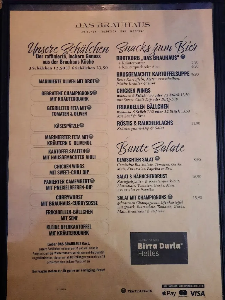 Menu_Das Brauhaus_Düren_immagine_3