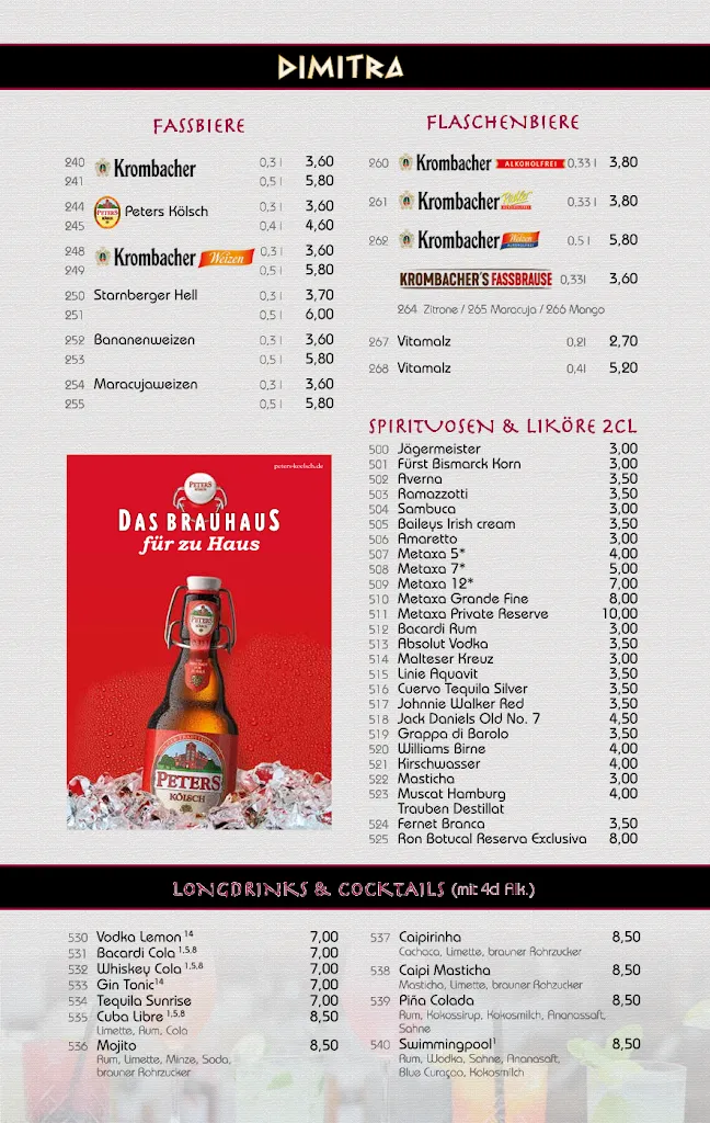 Menu_Restaurant Dimitra_Düren_image_2