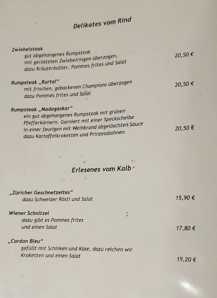 Menu_Restaurant Feron_Düren_immagine_1