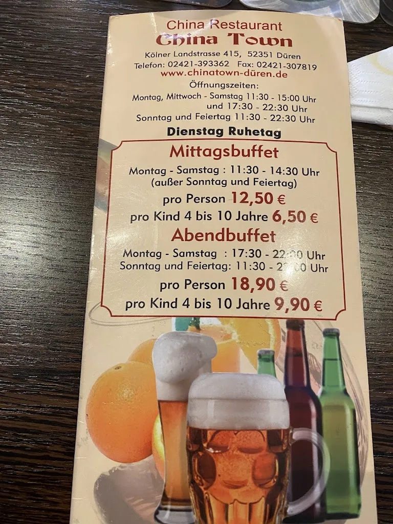 Menu_China Restaurant China Town_Düren_image_1
