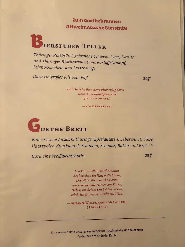 Menu_Zum Goethebrunnen_Weimar_image_1