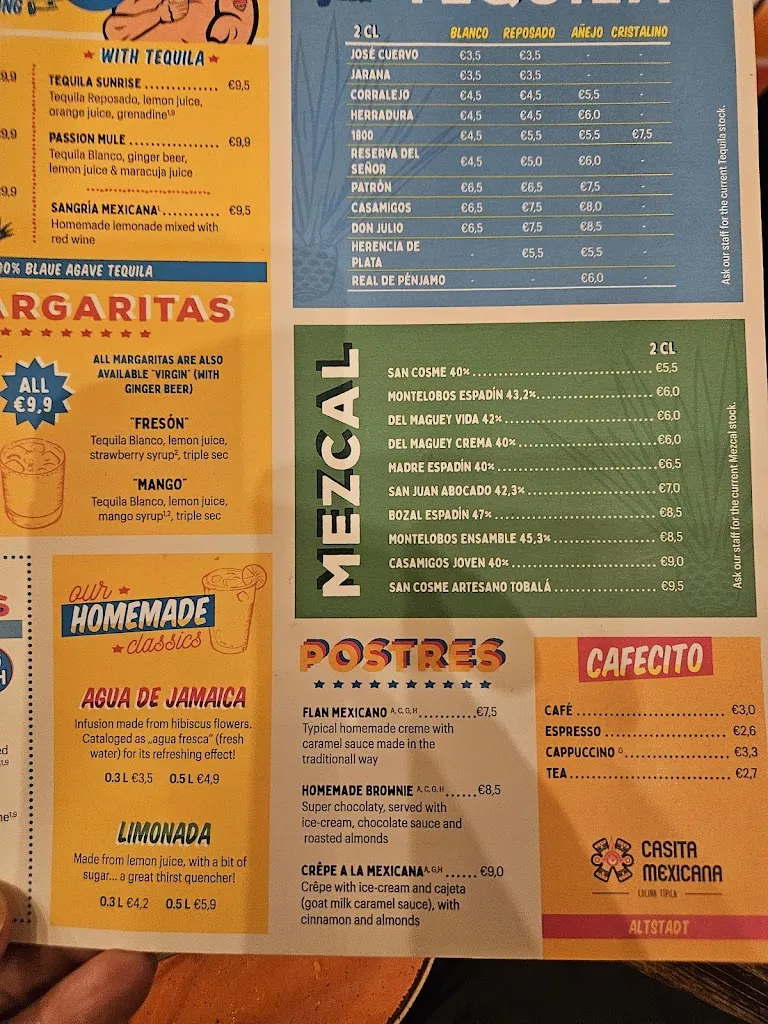 Menu_Casita Mexicana_Düsseldorf_image_1