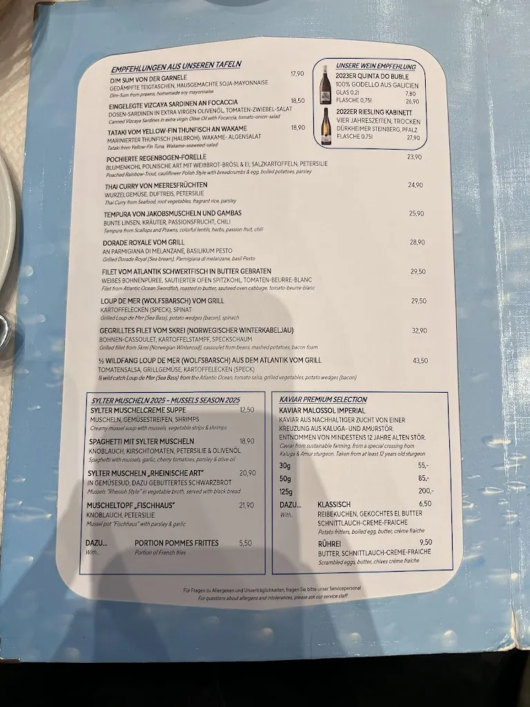 Menu_Fischhaus_Düsseldorf_immagine_1