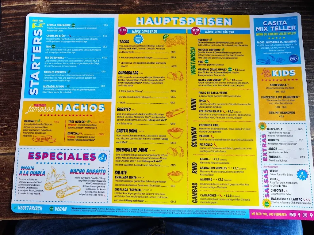 Menu_Casita Mexicana Pempelfort_Düsseldorf_image_1