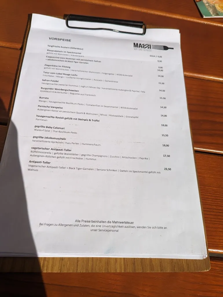 Menu_Massi Bar & Restaurant - Düsseldorf_Düsseldorf_image_1