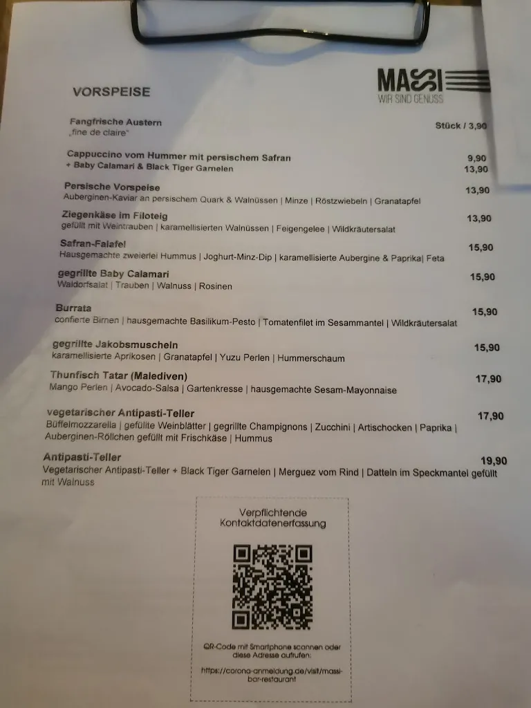 Menu_Massi Bar & Restaurant - Düsseldorf_Düsseldorf_image_4