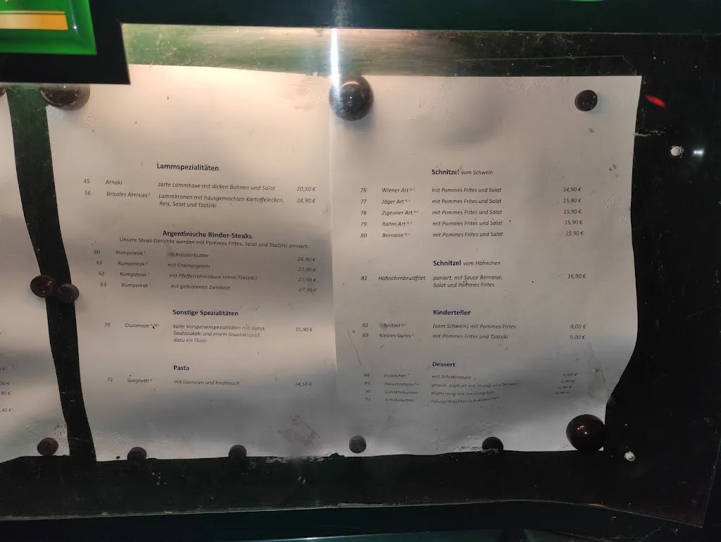 Menu_Taverne Mythos - Eitorf_Eitorf_immagine_1