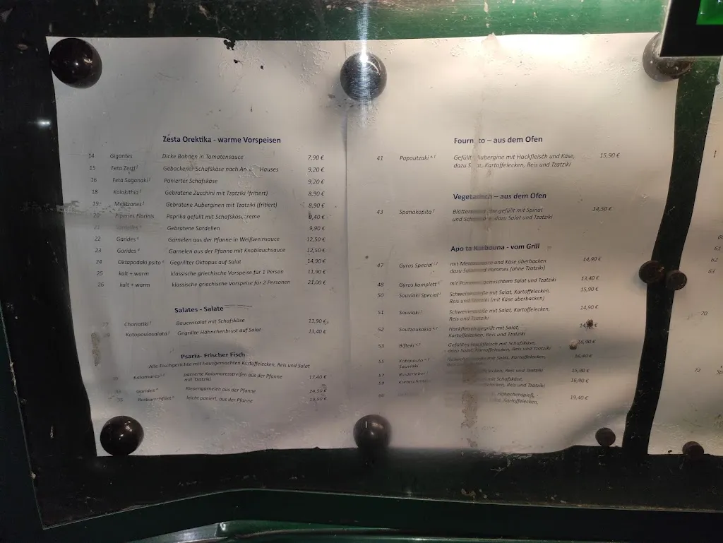 Menu_Taverne Mythos - Eitorf_Eitorf_immagine_2