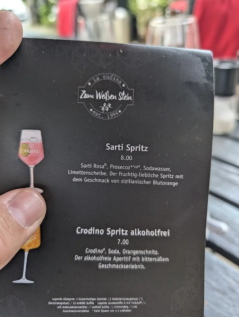 Menu_Ristorante „Zum Weißen Stein“_Enger_image_1