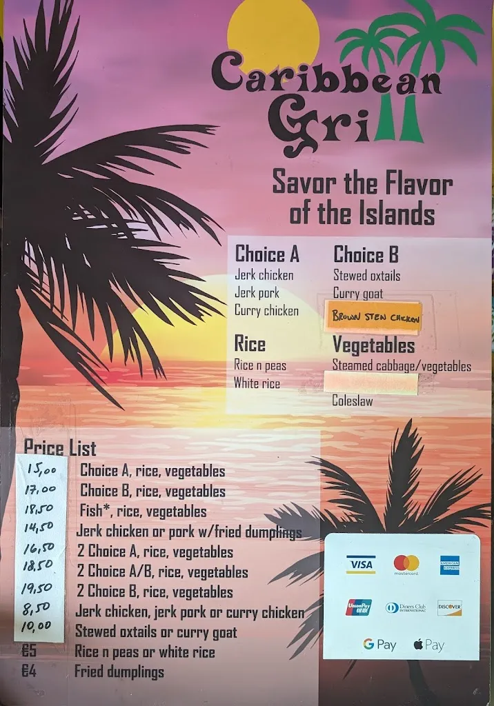 Menu_Caribbean Grill_Grafenwöhr_image_1