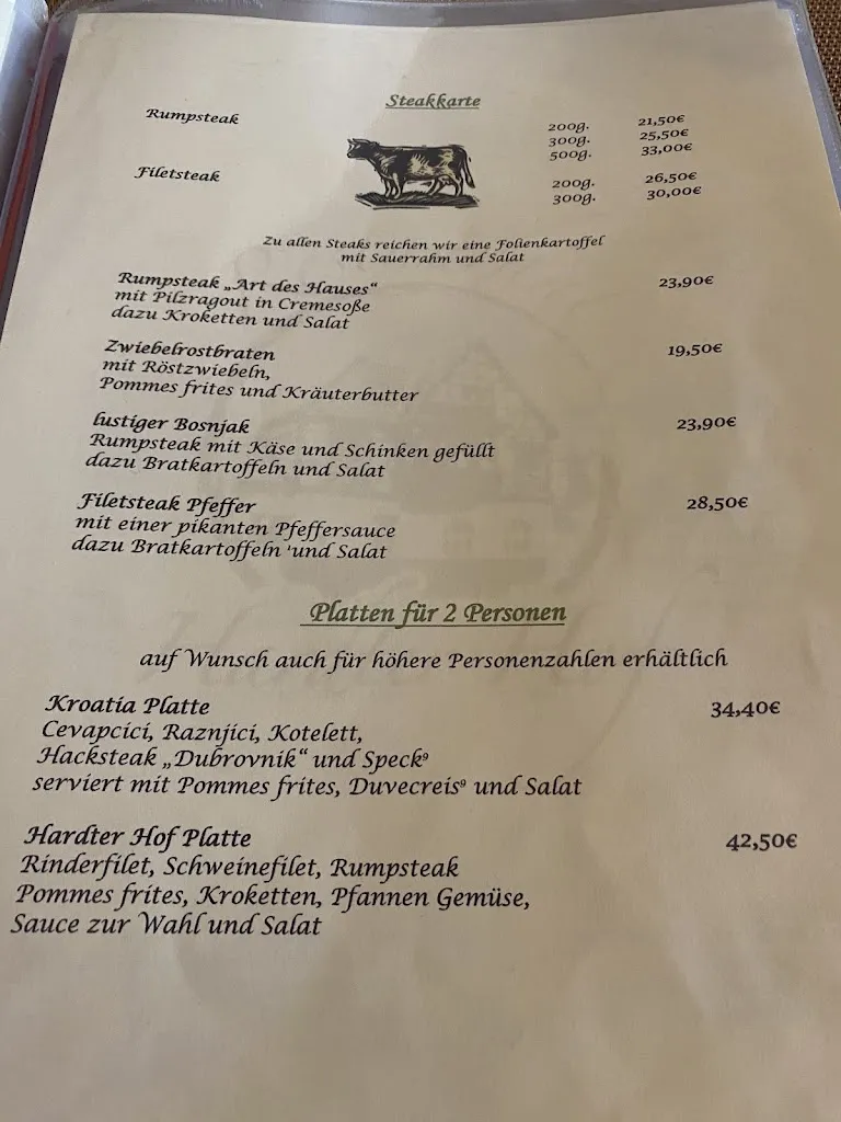 Menu_Restaurant Hardter Hof_Engelskirchen_immagine_1