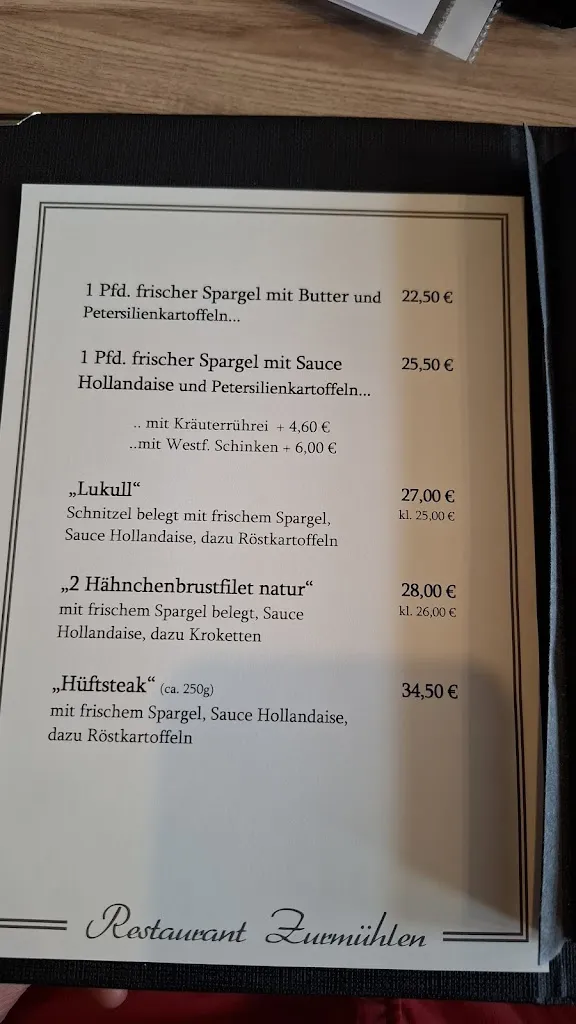 Menu_Restaurant Zurmühlen_Emsdetten_image_1