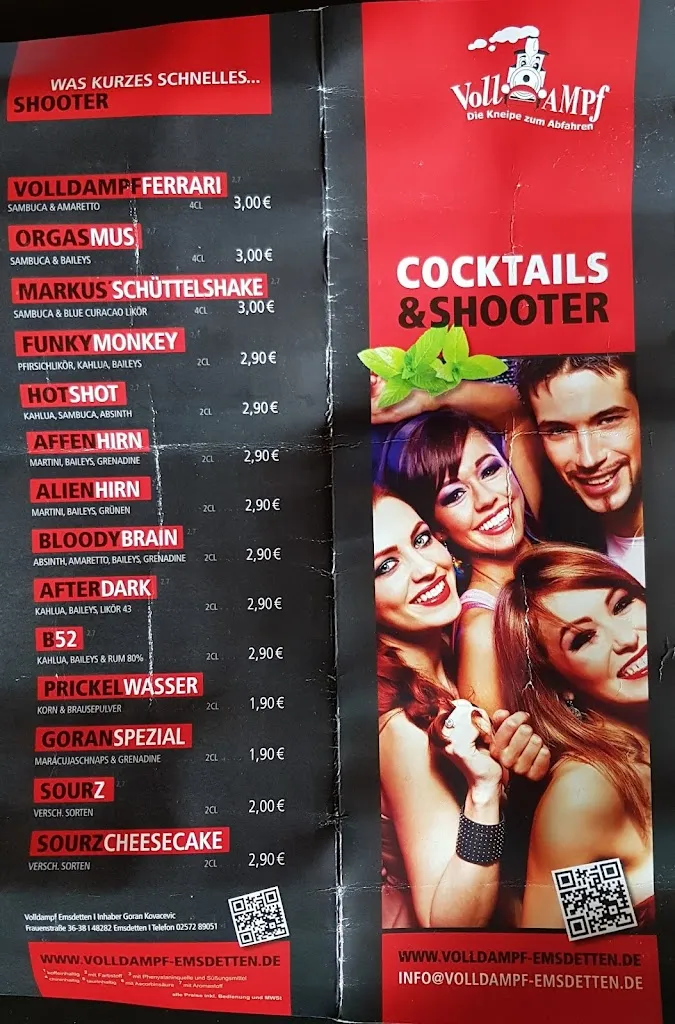 Menu_Gaststätte Volldampf Emsdetten - Die Event Kneipe zum Abfahren_Emsdetten_image_2