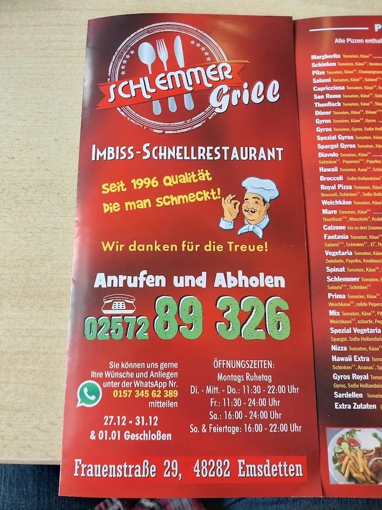 Menu_Gaststätte Schlemmergrill_Emsdetten_immagine_3